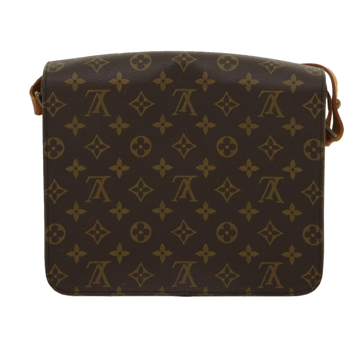 LOUIS VUITTON Monogram Cartouchiere GM Shoulder Bag M51252 LV 30833