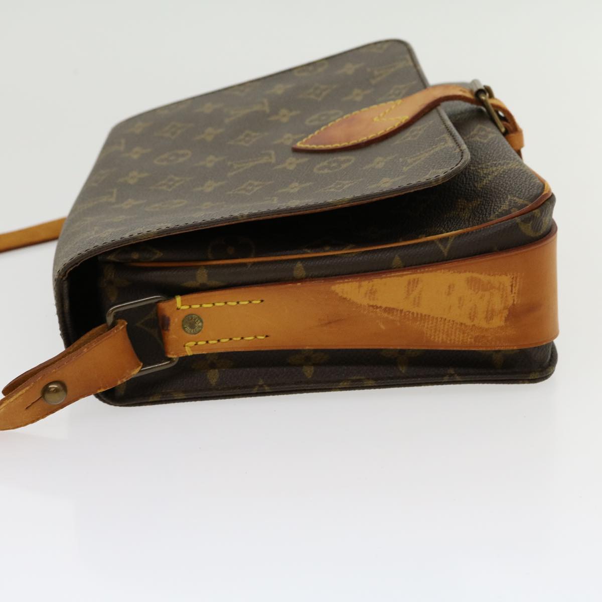 LOUIS VUITTON Monogram Cartouchiere GM Shoulder Bag M51252 LV 30833