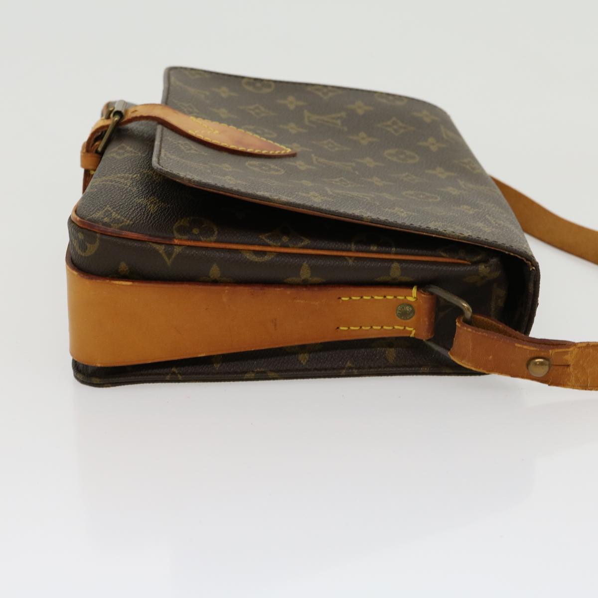 LOUIS VUITTON Monogram Cartouchiere GM Shoulder Bag M51252 LV 30833