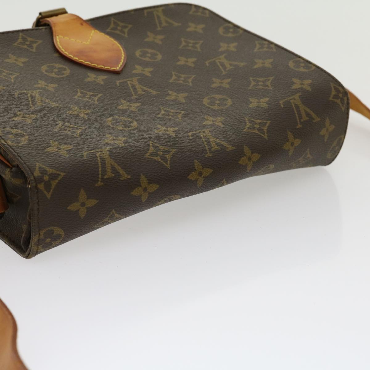 LOUIS VUITTON Monogram Cartouchiere GM Shoulder Bag M51252 LV 30833