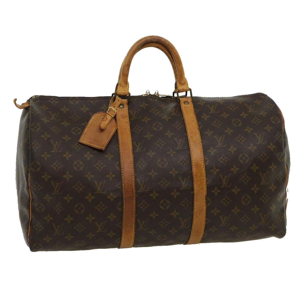 LOUIS VUITTON Monogram Keepall 50 Boston Bag M41426 LV 30834