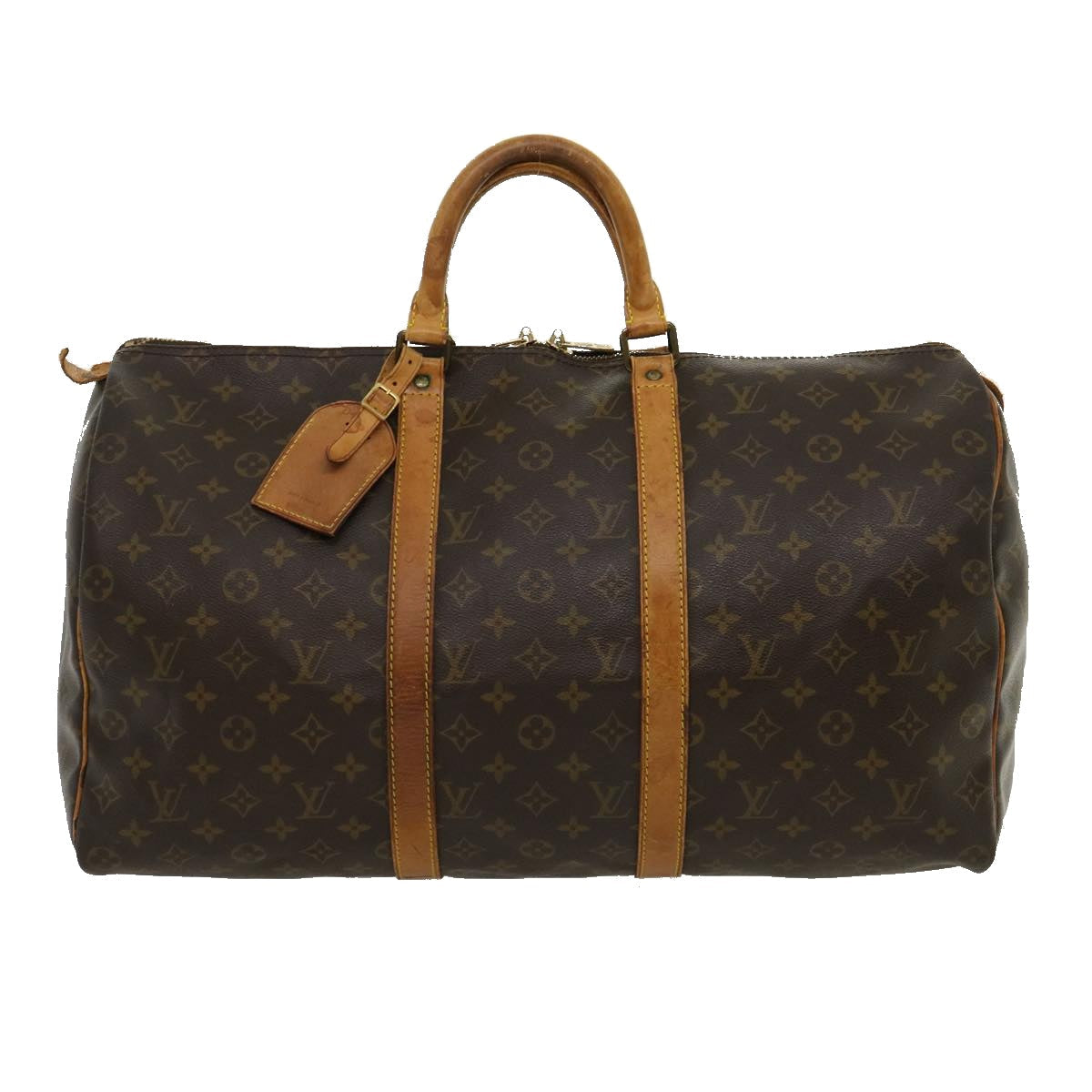 LOUIS VUITTON Monogram Keepall 50 Boston Bag M41426 LV 30834