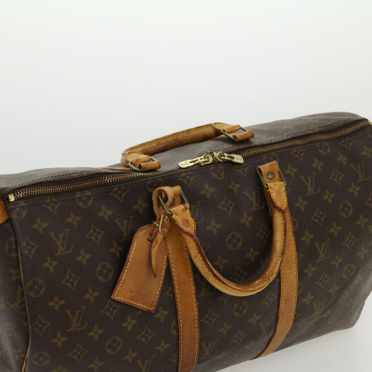 LOUIS VUITTON Monogram Keepall 50 Boston Bag M41426 LV 30834