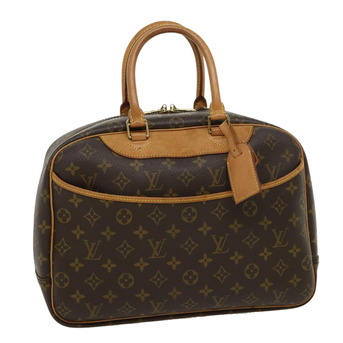 LOUIS VUITTON Monogram Deauville Hand Bag M47270 LV 30838