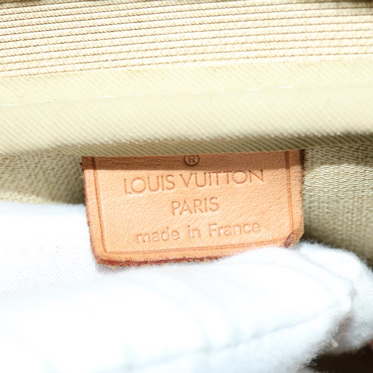 LOUIS VUITTON Monogram Deauville Hand Bag M47270 LV 30838