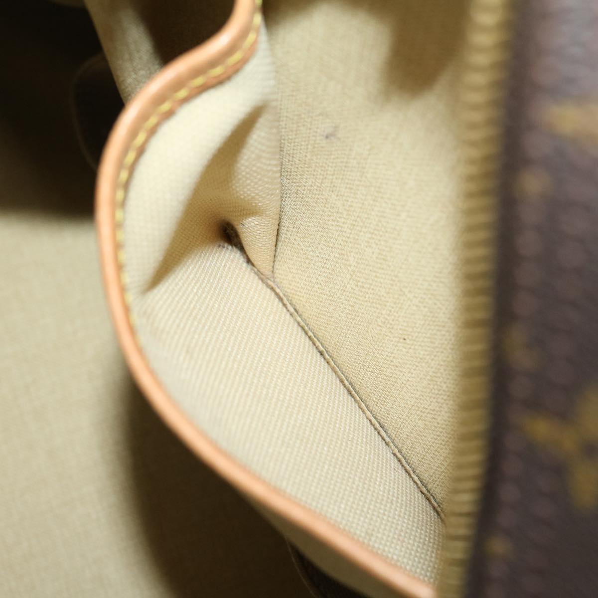 LOUIS VUITTON Monogram Deauville Hand Bag M47270 LV 30838