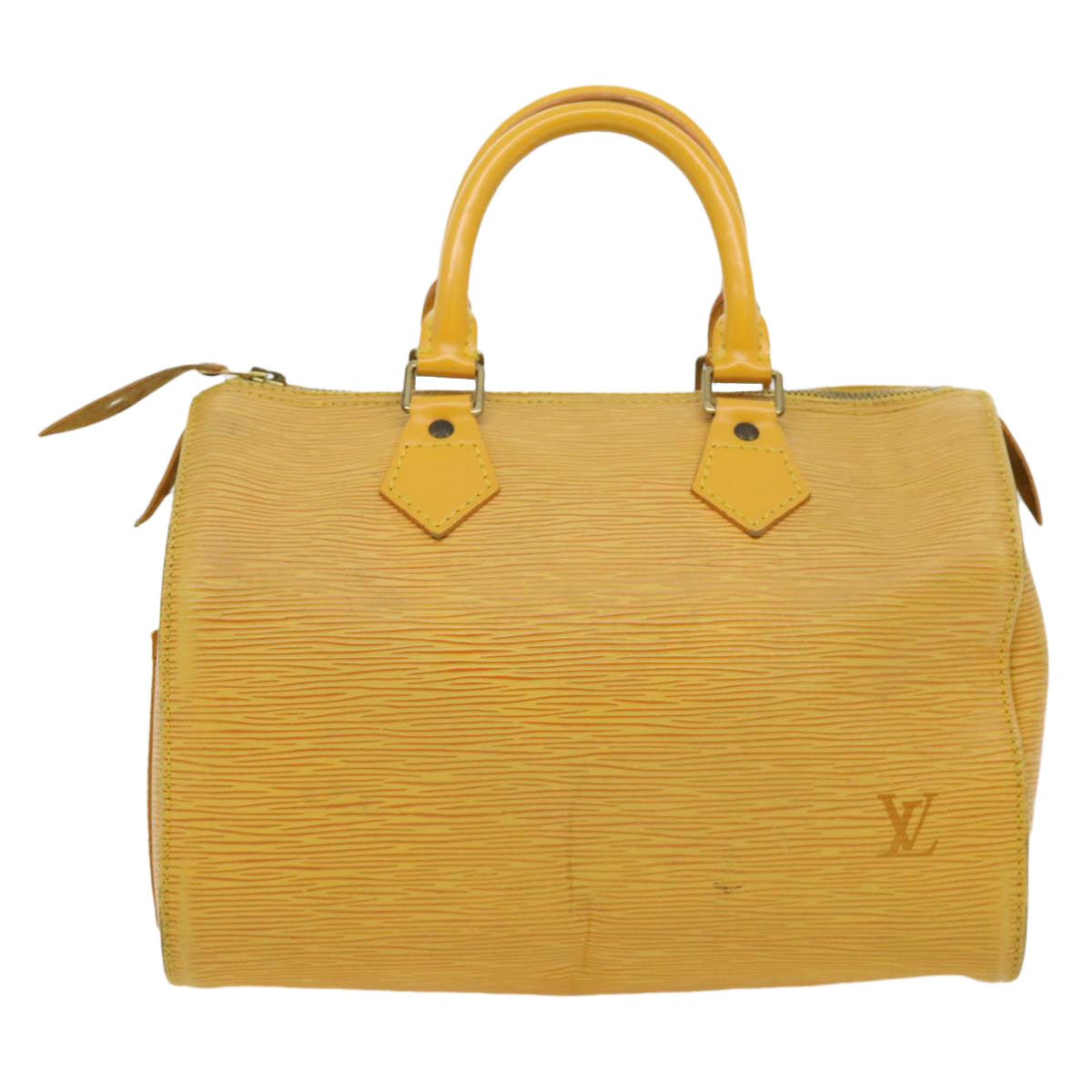 LOUIS VUITTON Epi Speedy 25 Hand Bag Yellow M43019 LV 30864