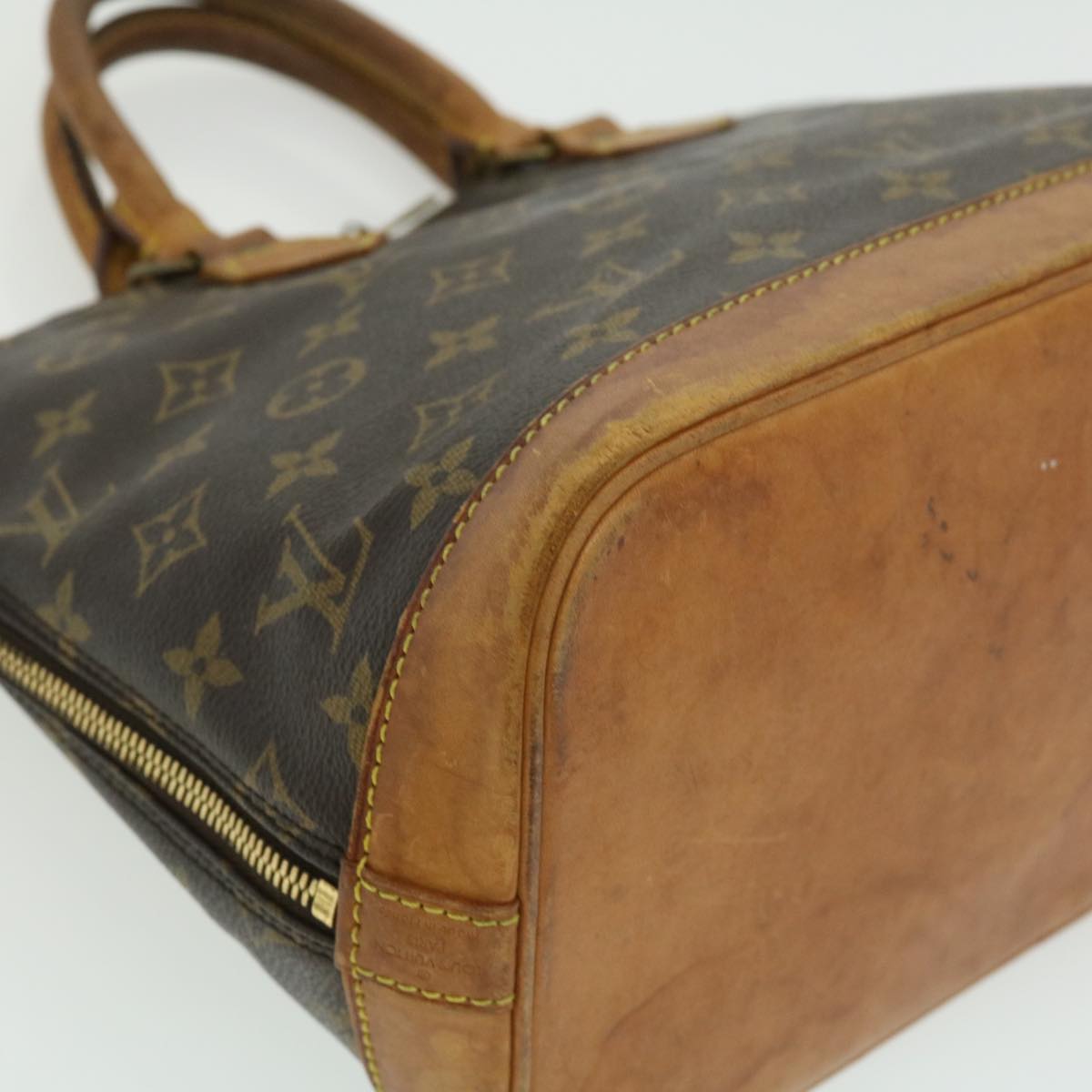 LOUIS VUITTON Monogram Alma Hand Bag M51130 LV 30878