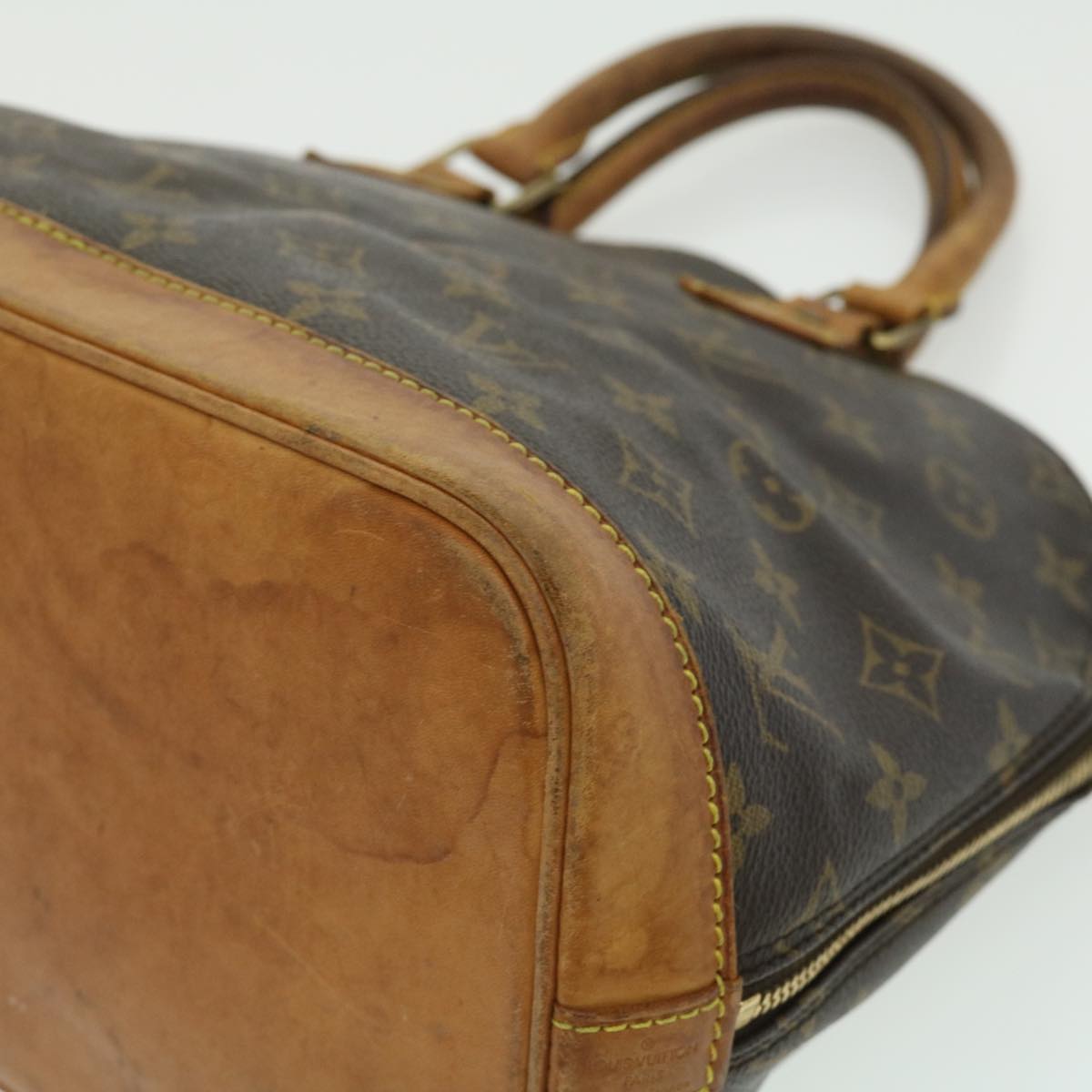 LOUIS VUITTON Monogram Alma Hand Bag M51130 LV 30878