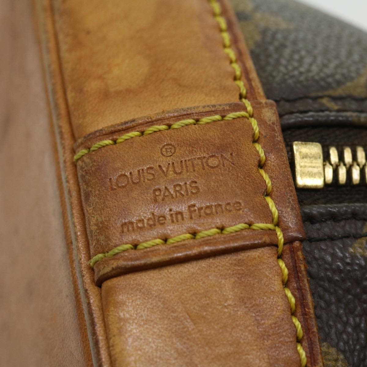LOUIS VUITTON Monogram Alma Hand Bag M51130 LV 30878