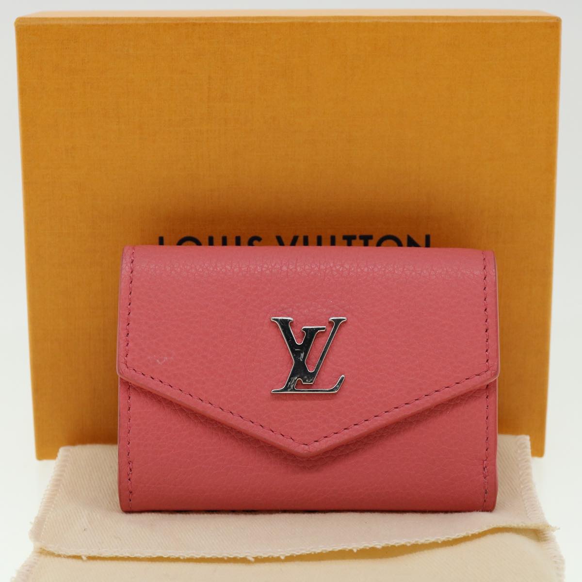 LOUIS VUITTON Portefeuille Rock Mini Wallet Leather Pink M67858 LV 30932