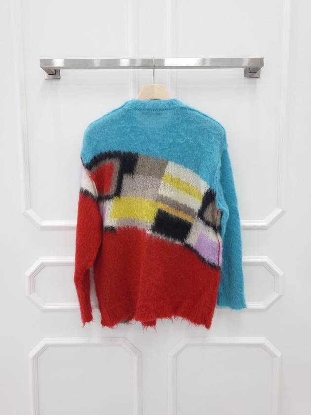 Luxury Fendi Multicolor mohair knit 38