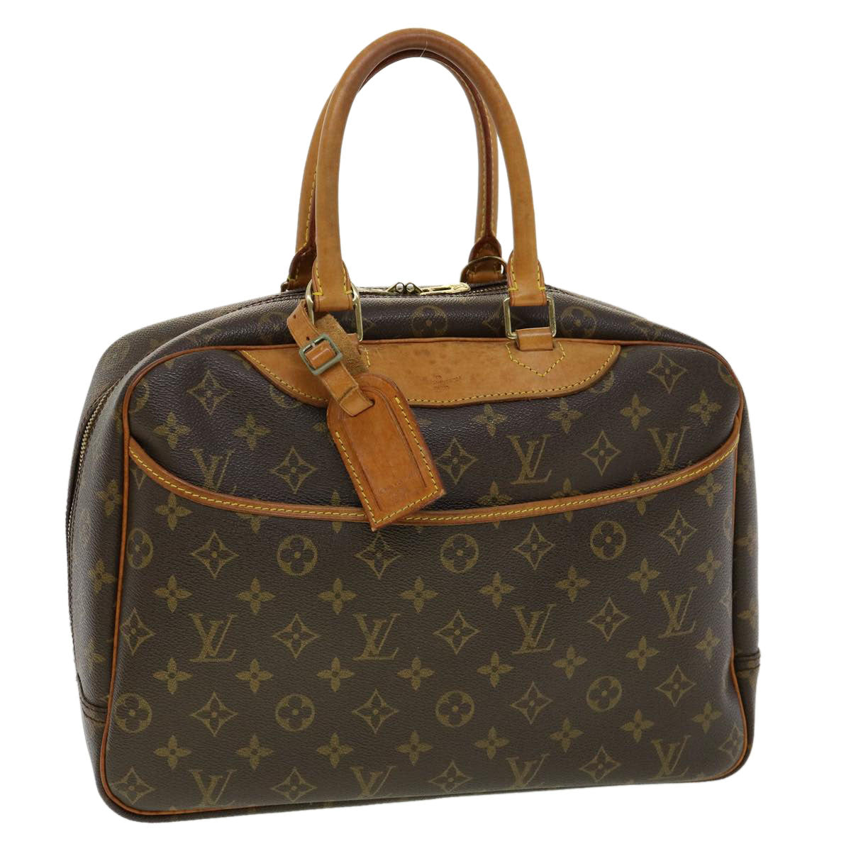 LOUIS VUITTON Monogram Deauville Hand Bag M47270 LV 30993