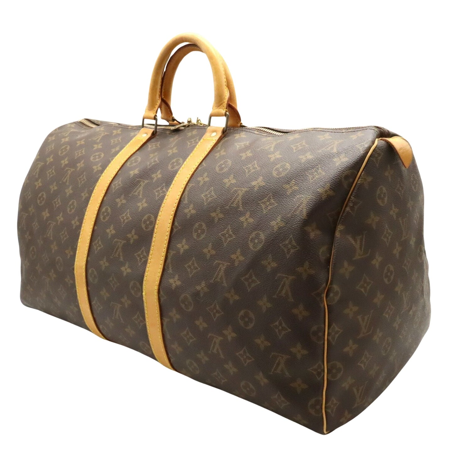 Louis Vuitton Keepall 55  Canvas Travel Bag ()