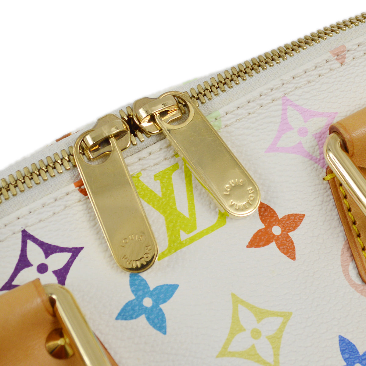 Louis Vuitton 2004 White Monogram Multicolor Alma M92647