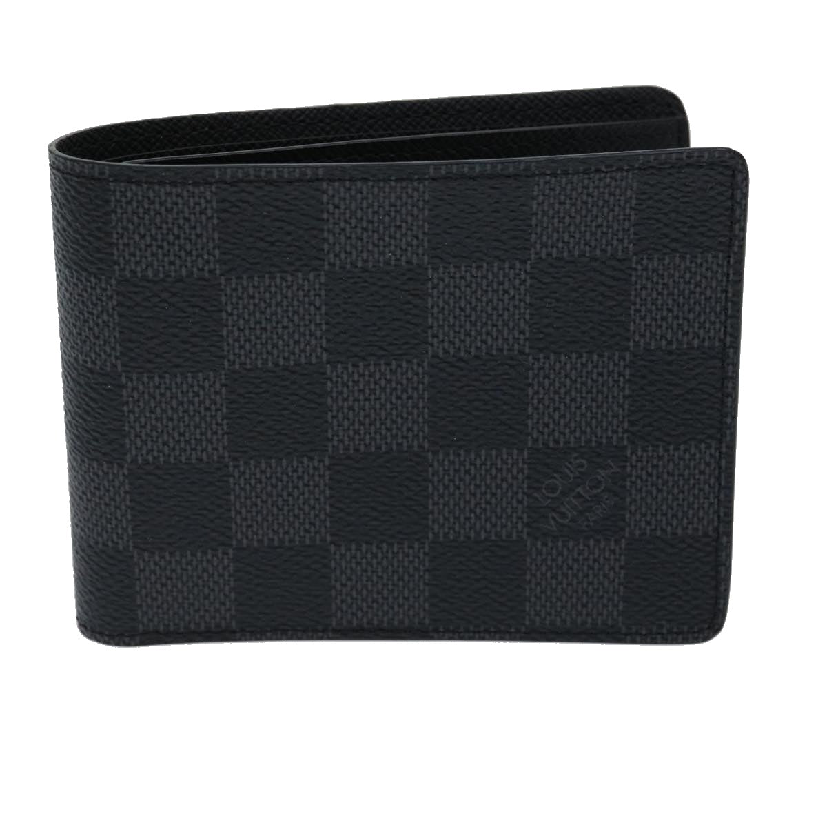 LOUIS VUITTON Damier Graphite Portefeuille Slender Wallet N63261 LV 31031A