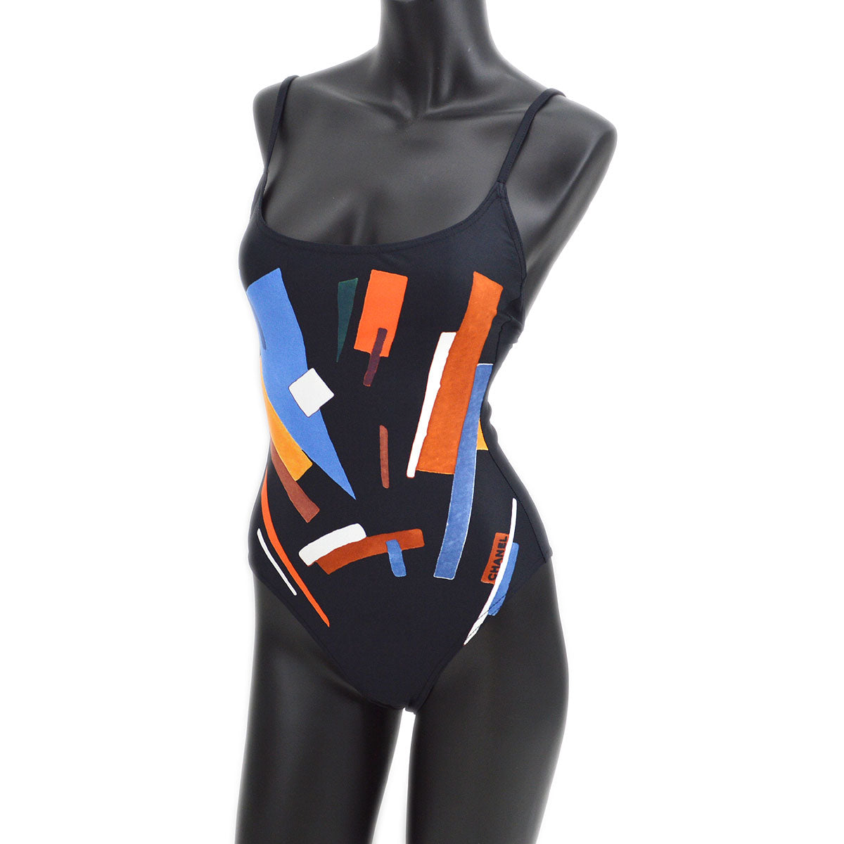 Luxury Chanel 1999 geometric print swimsuit #36