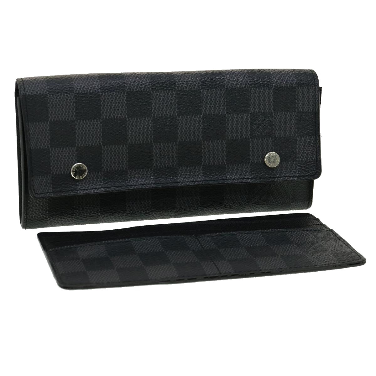 LOUIS VUITTON Damier Graphite Portefeuille long Modulable N63084 LV 31040