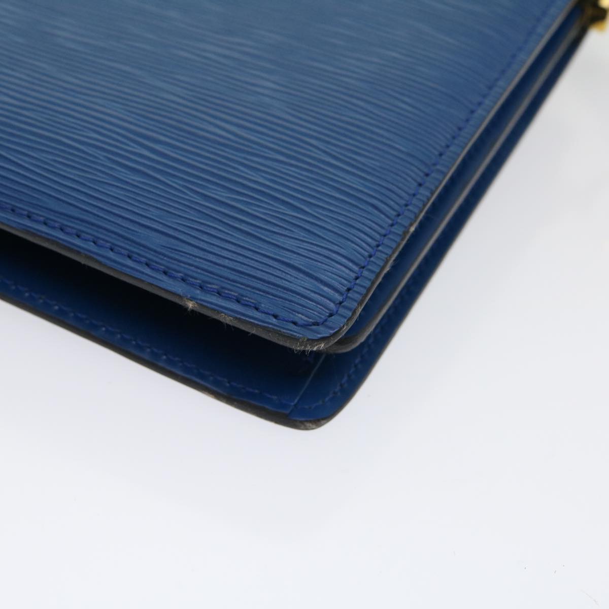 LOUIS VUITTON Epi Capucines Shoulder Bag Blue M52345 LV 31094