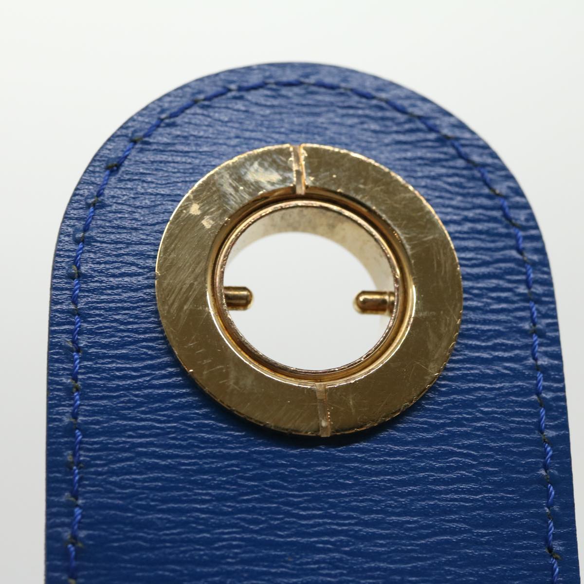LOUIS VUITTON Epi Capucines Shoulder Bag Blue M52345 LV 31094