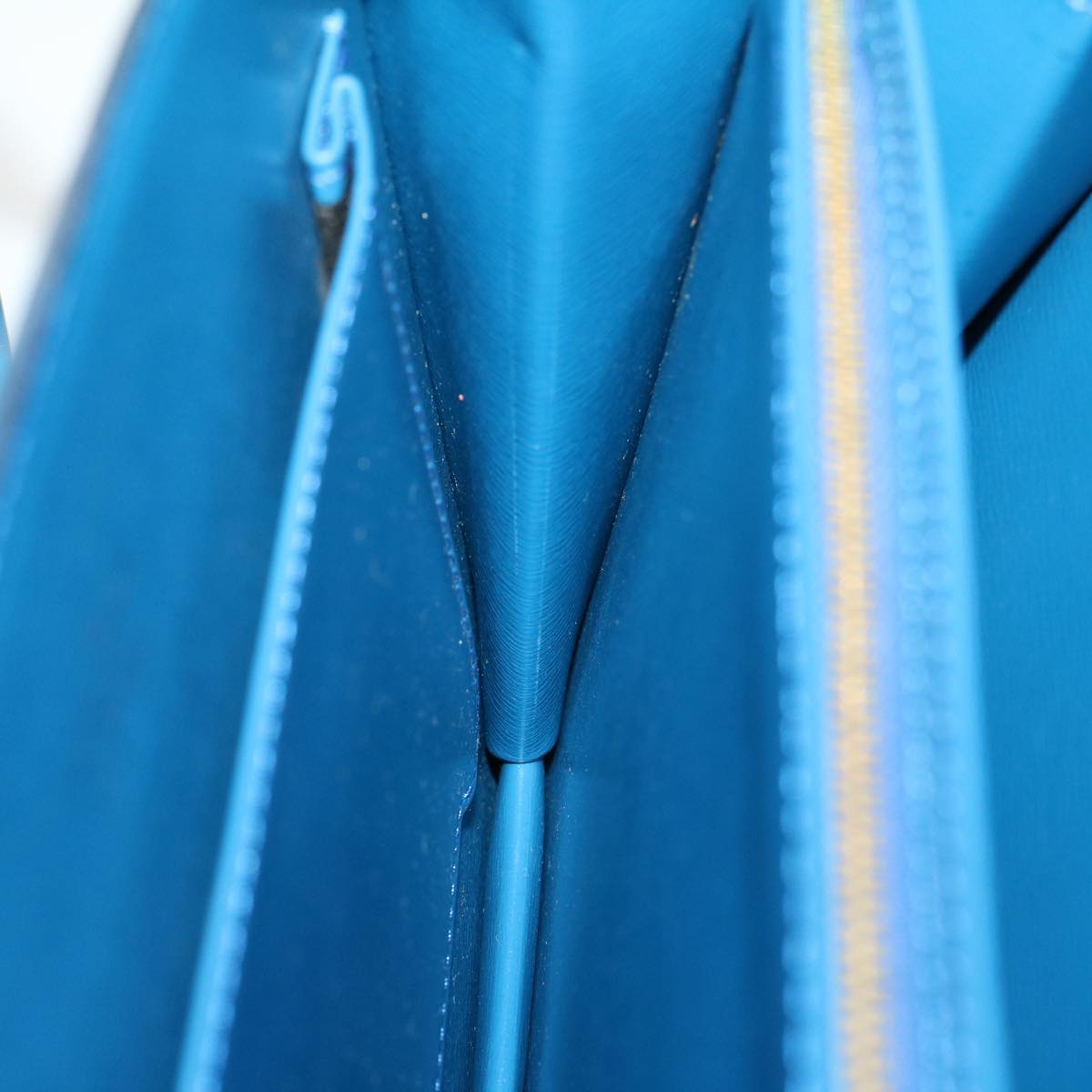 LOUIS VUITTON Epi Capucines Shoulder Bag Blue M52345 LV 31094