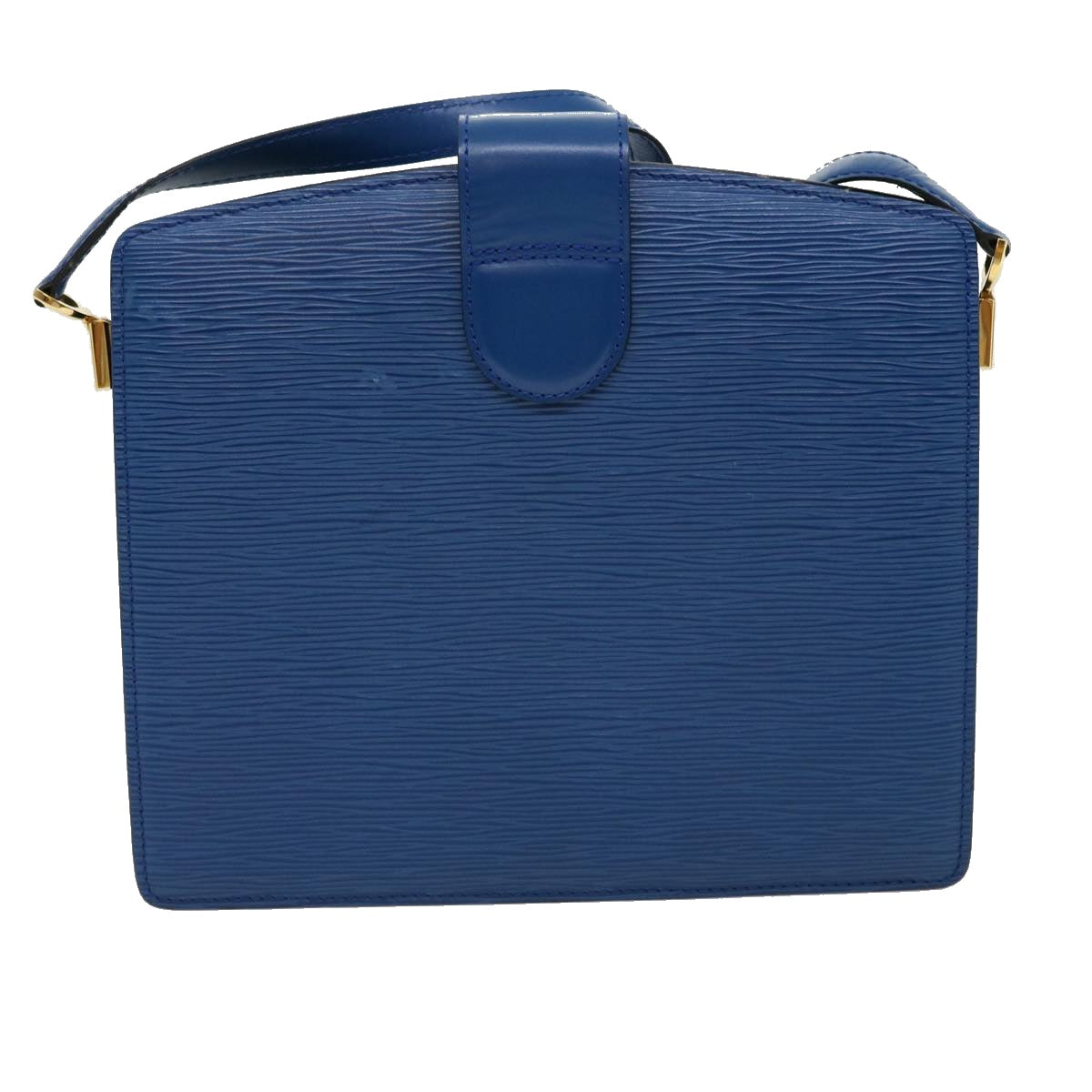 LOUIS VUITTON Epi Capucines Shoulder Bag Blue M52345 LV 31094