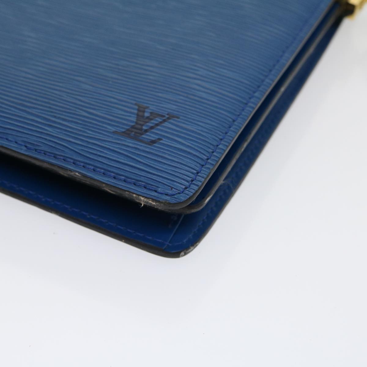 LOUIS VUITTON Epi Capucines Shoulder Bag Blue M52345 LV 31094