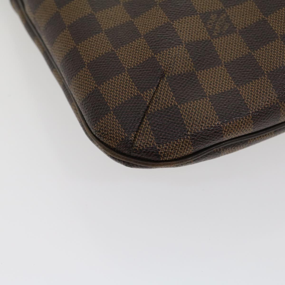 LOUIS VUITTON Damier Ebene Bloomsbury PM Shoulder Bag N42251 LV 31116