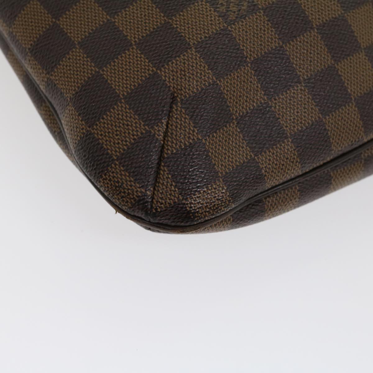 LOUIS VUITTON Damier Ebene Bloomsbury PM Shoulder Bag N42251 LV 31116