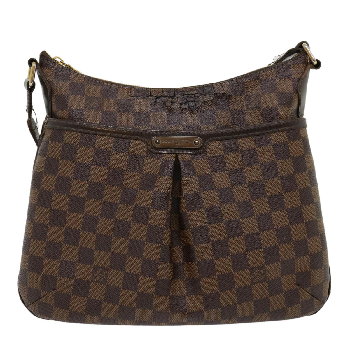 LOUIS VUITTON Damier Ebene Bloomsbury PM Shoulder Bag N42251 LV 31116