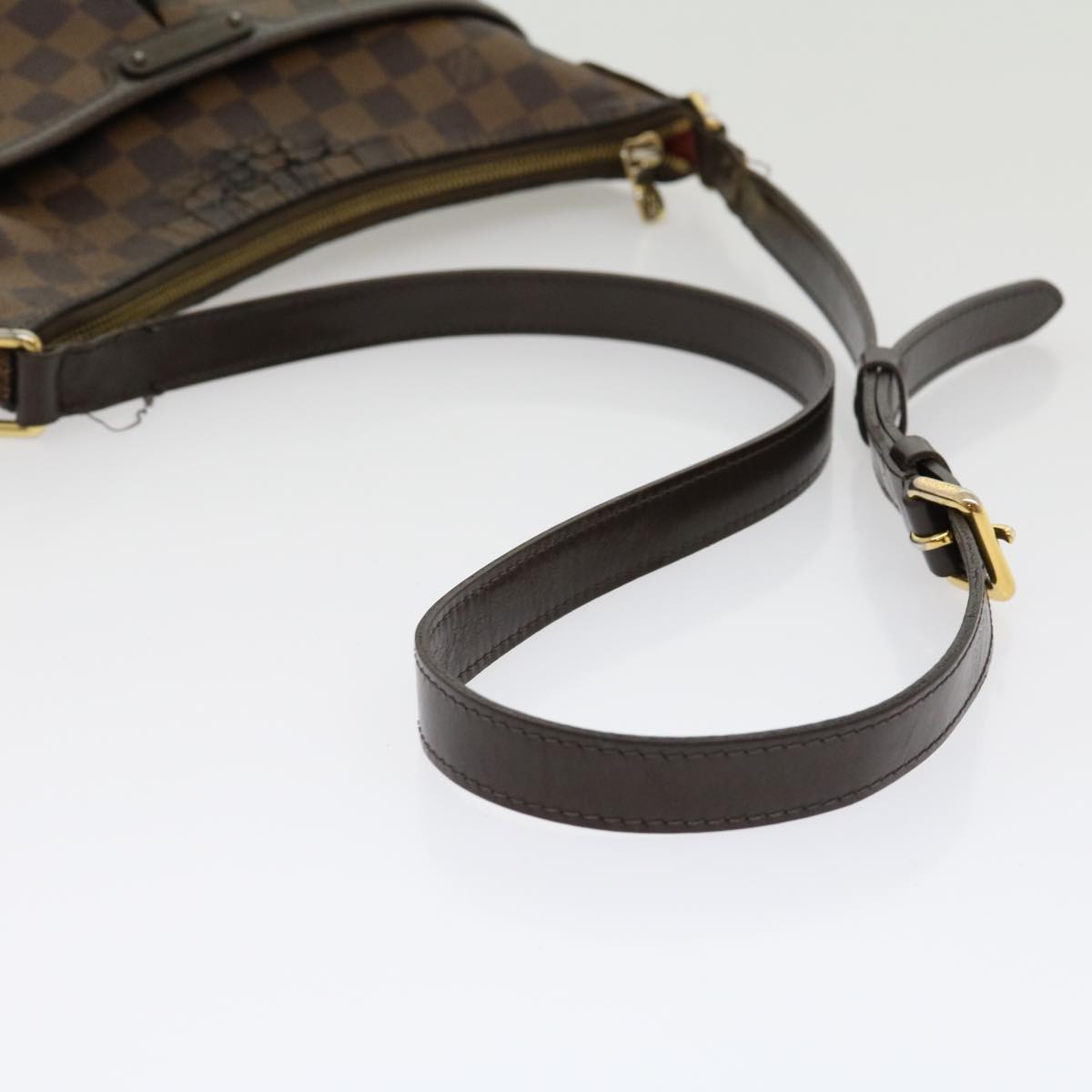 LOUIS VUITTON Damier Ebene Bloomsbury PM Shoulder Bag N42251 LV 31116