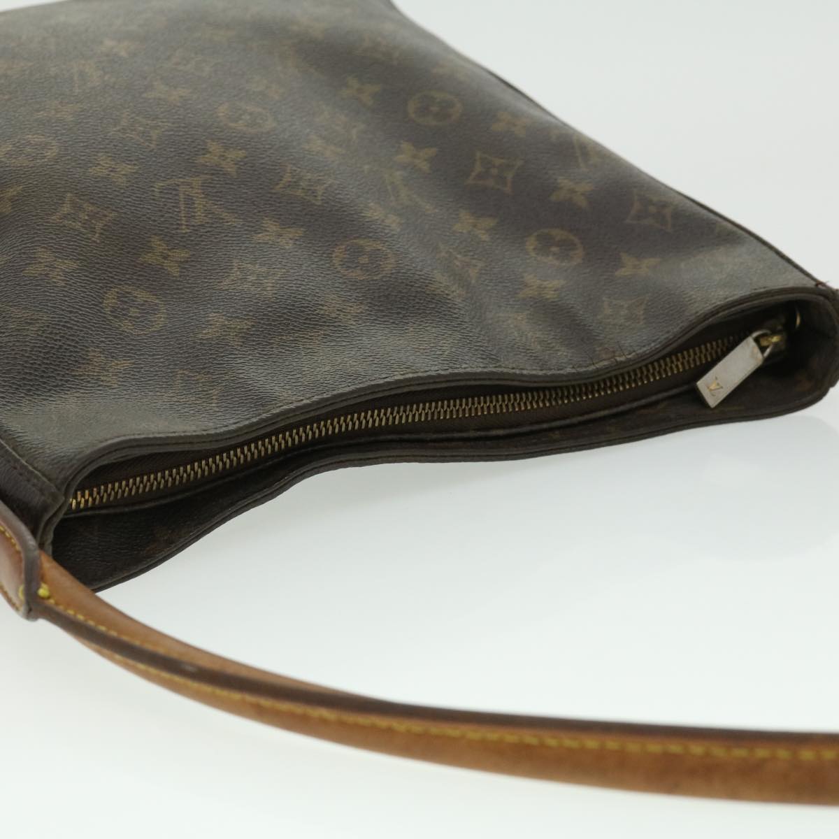 LOUIS VUITTON Monogram Looping GM Shoulder Bag M51145 LV 31153