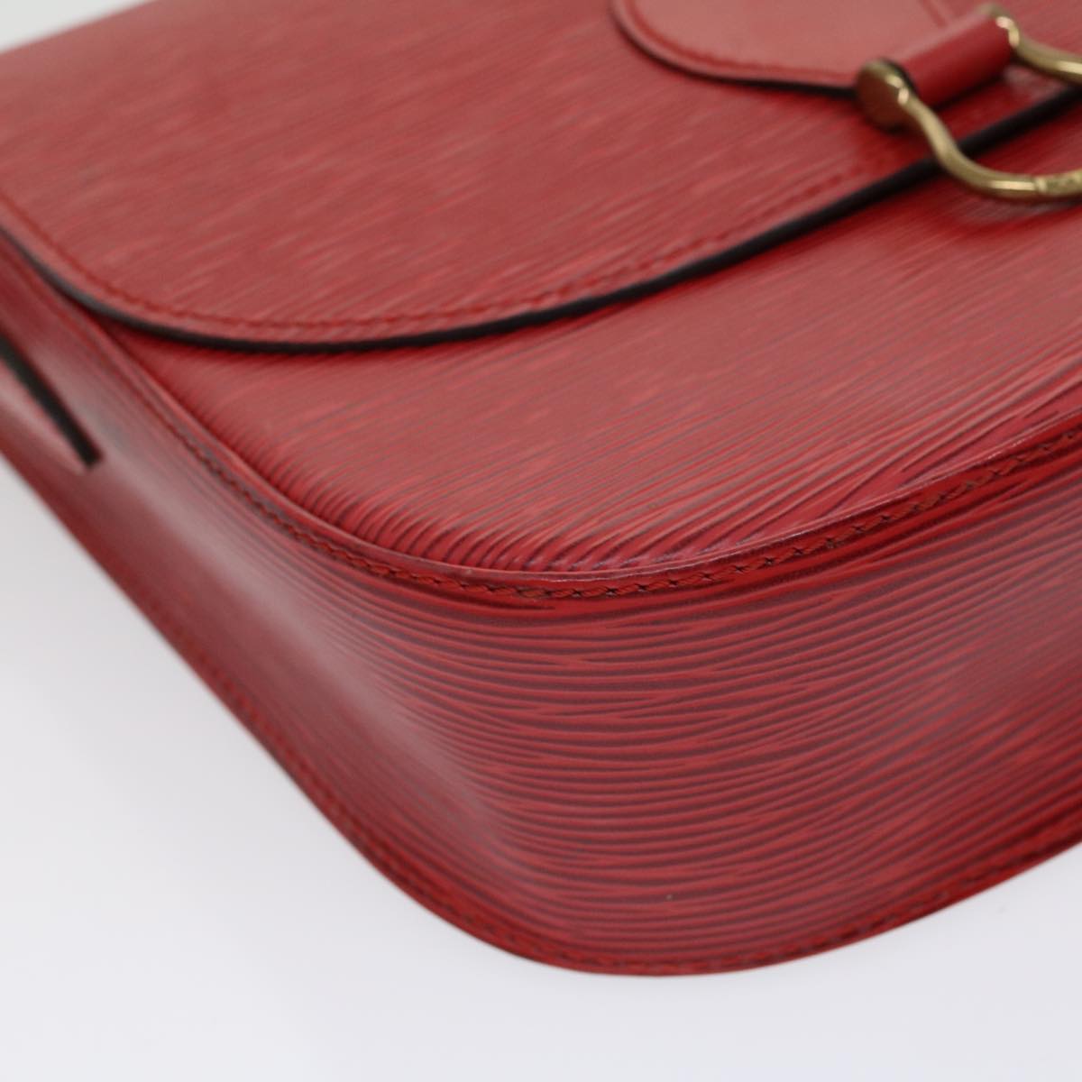 LOUIS VUITTON Epi Saint Cloud GM Shoulder Bag Red M52197 LV 31162