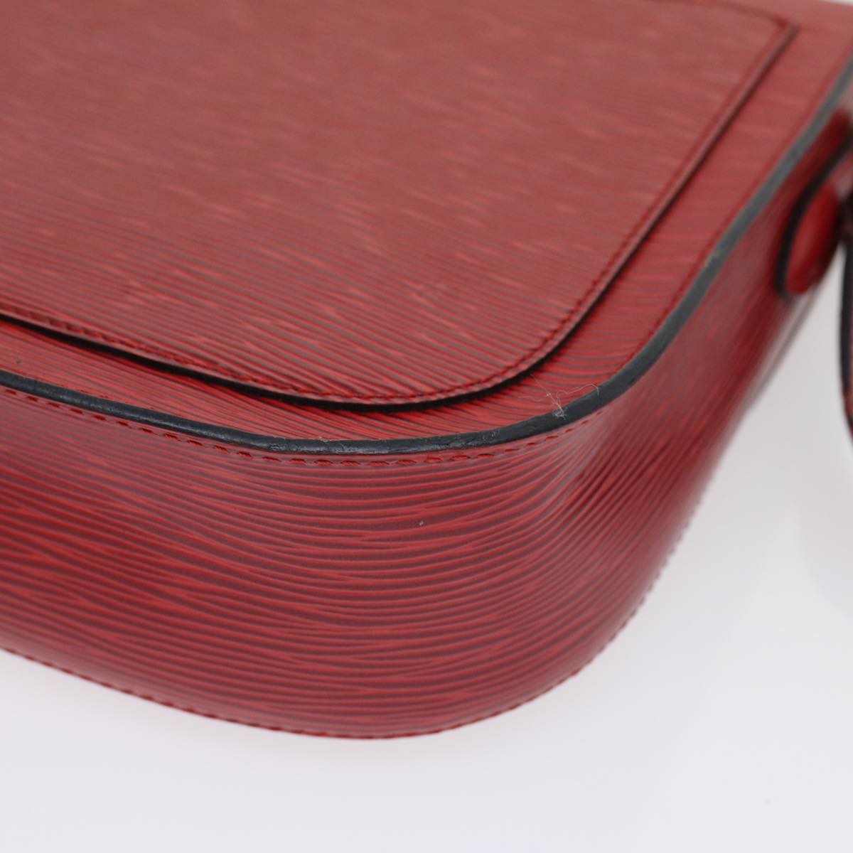 LOUIS VUITTON Epi Saint Cloud GM Shoulder Bag Red M52197 LV 31162