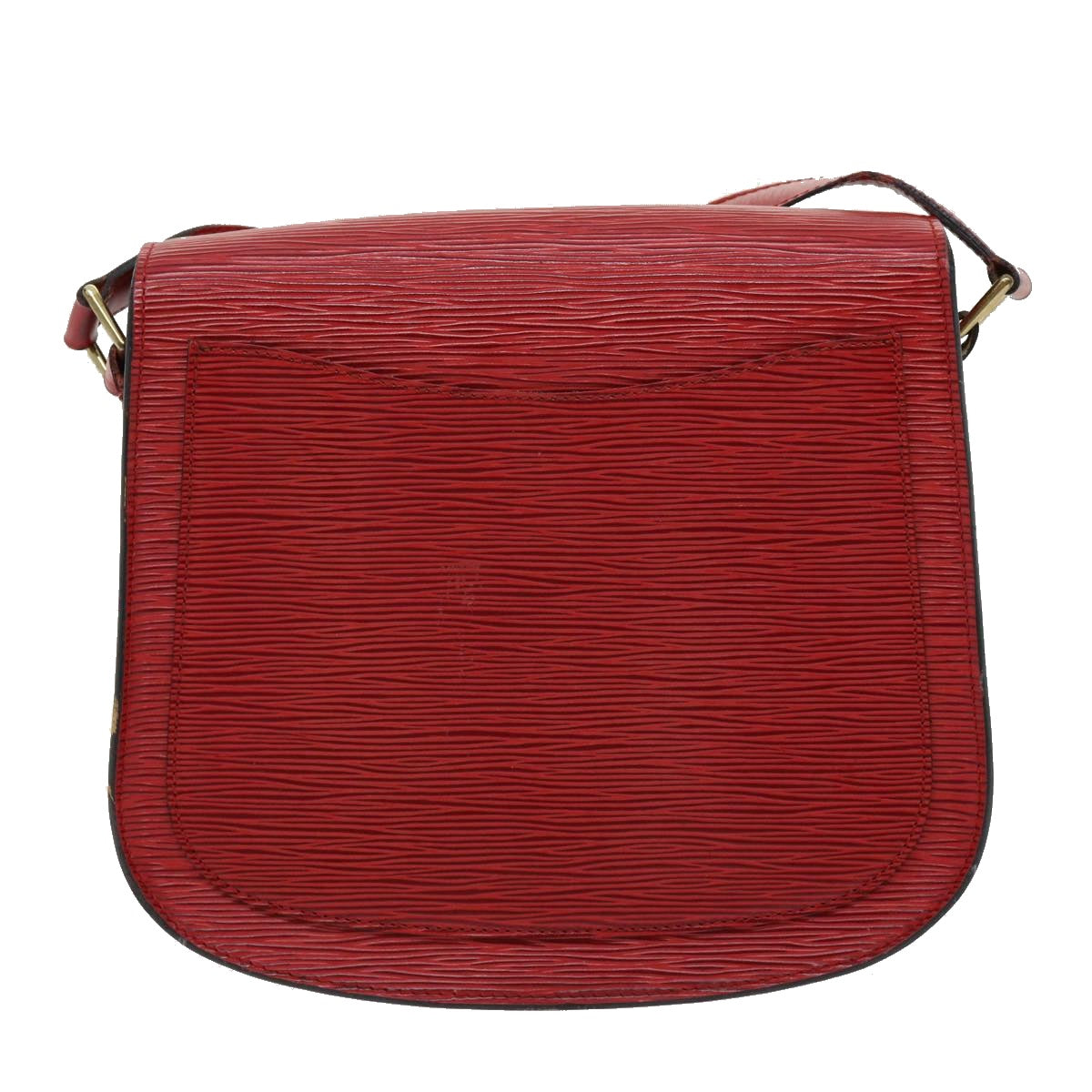 LOUIS VUITTON Epi Saint Cloud GM Shoulder Bag Red M52197 LV 31162