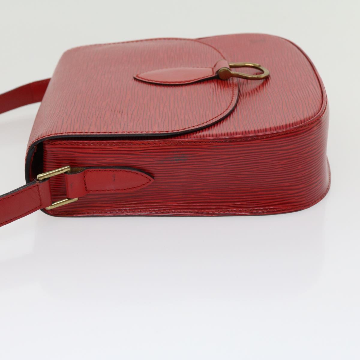 LOUIS VUITTON Epi Saint Cloud GM Shoulder Bag Red M52197 LV 31162
