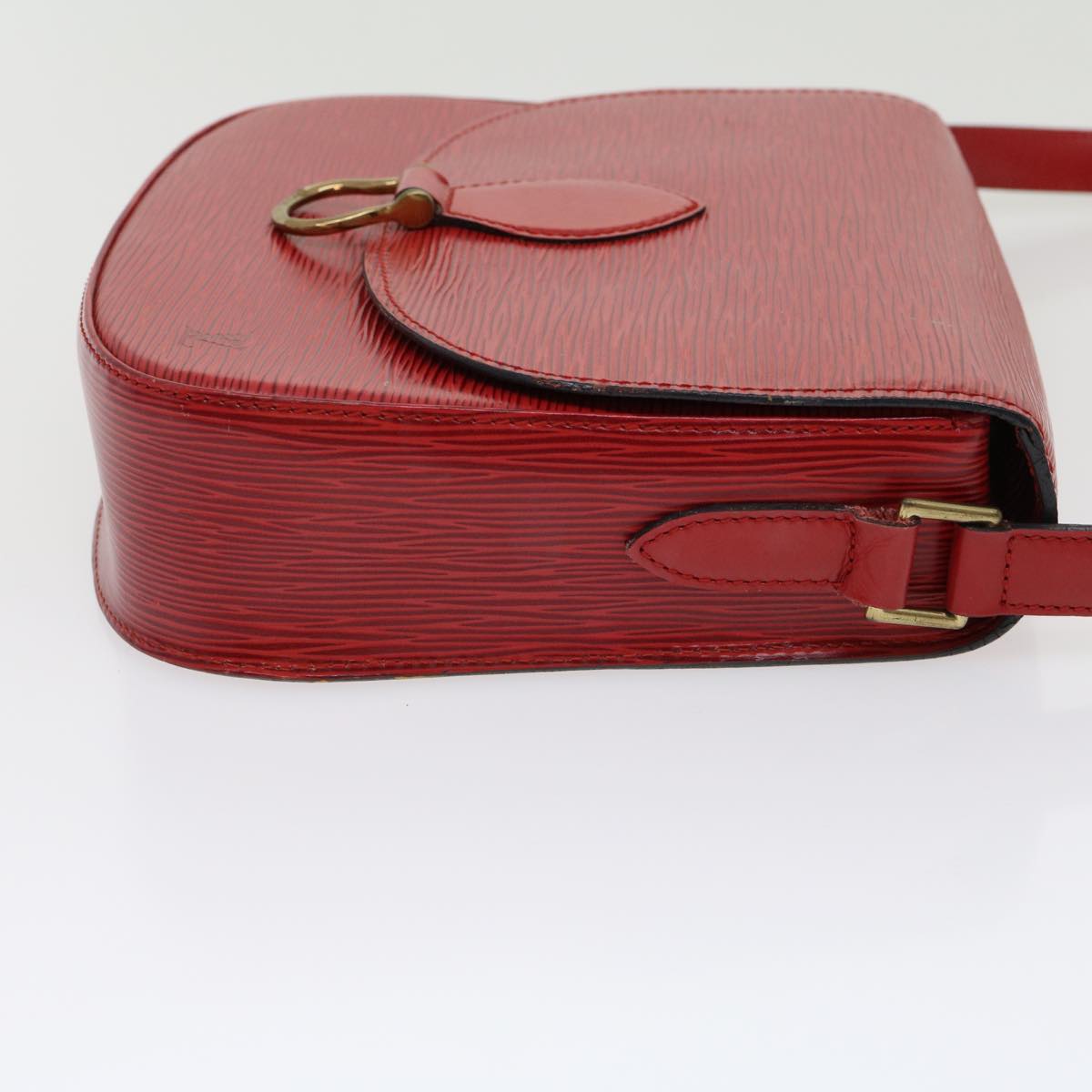 LOUIS VUITTON Epi Saint Cloud GM Shoulder Bag Red M52197 LV 31162