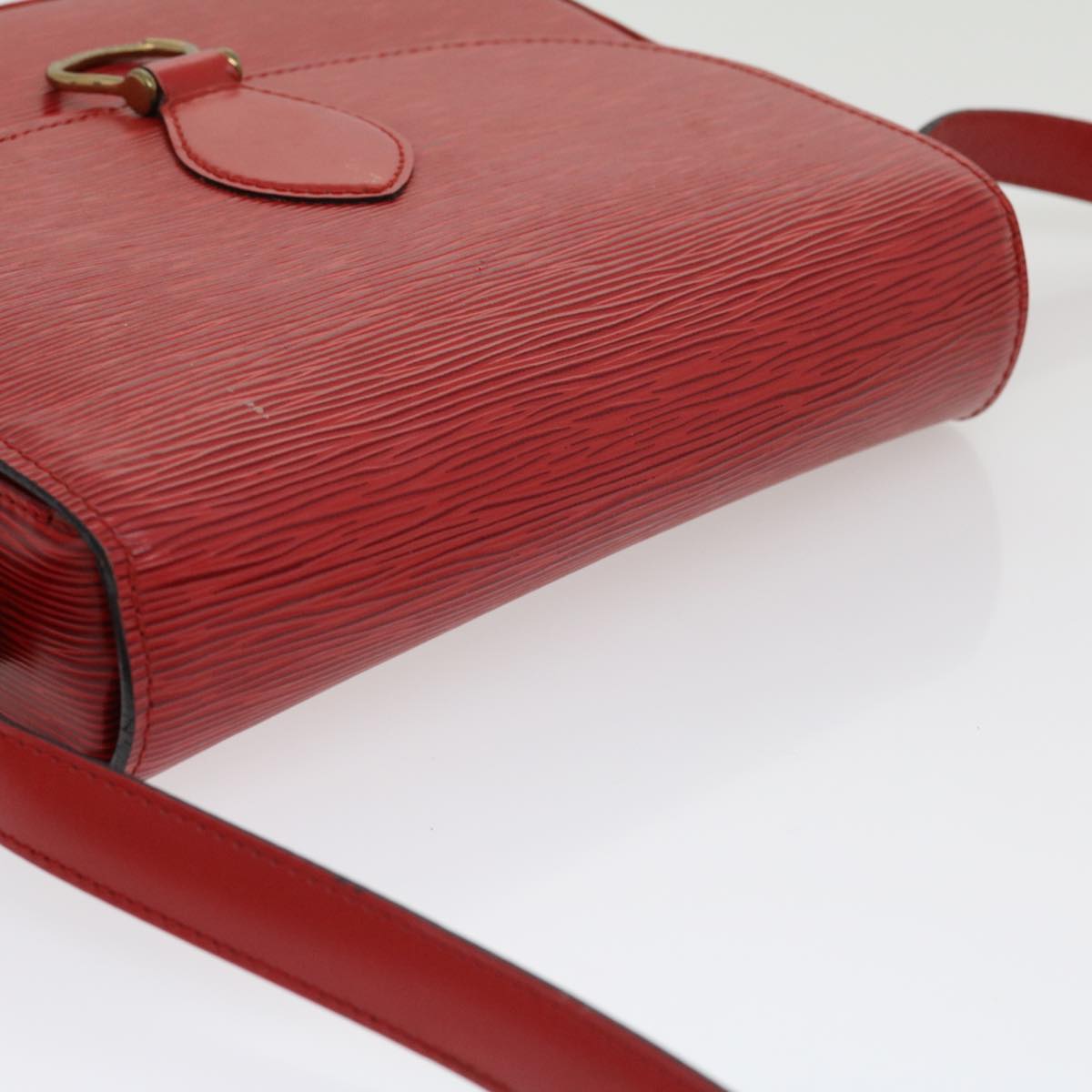 LOUIS VUITTON Epi Saint Cloud GM Shoulder Bag Red M52197 LV 31162
