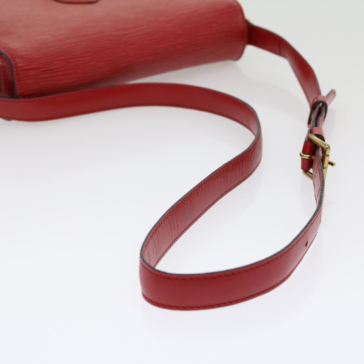 LOUIS VUITTON Epi Saint Cloud GM Shoulder Bag Red M52197 LV 31162