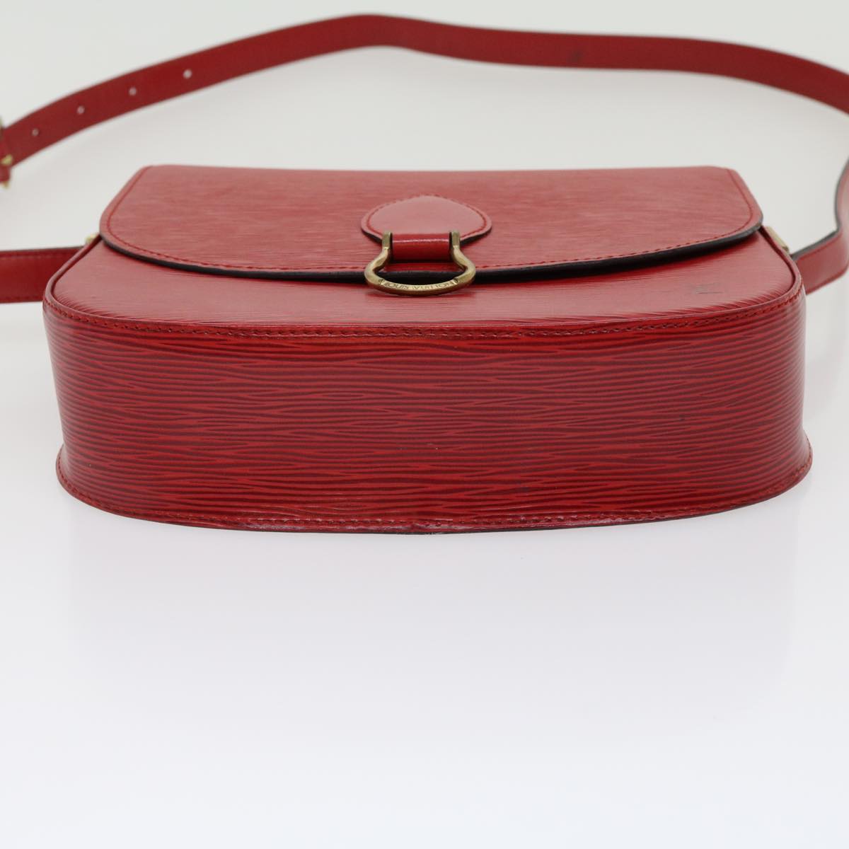 LOUIS VUITTON Epi Saint Cloud GM Shoulder Bag Red M52197 LV 31162