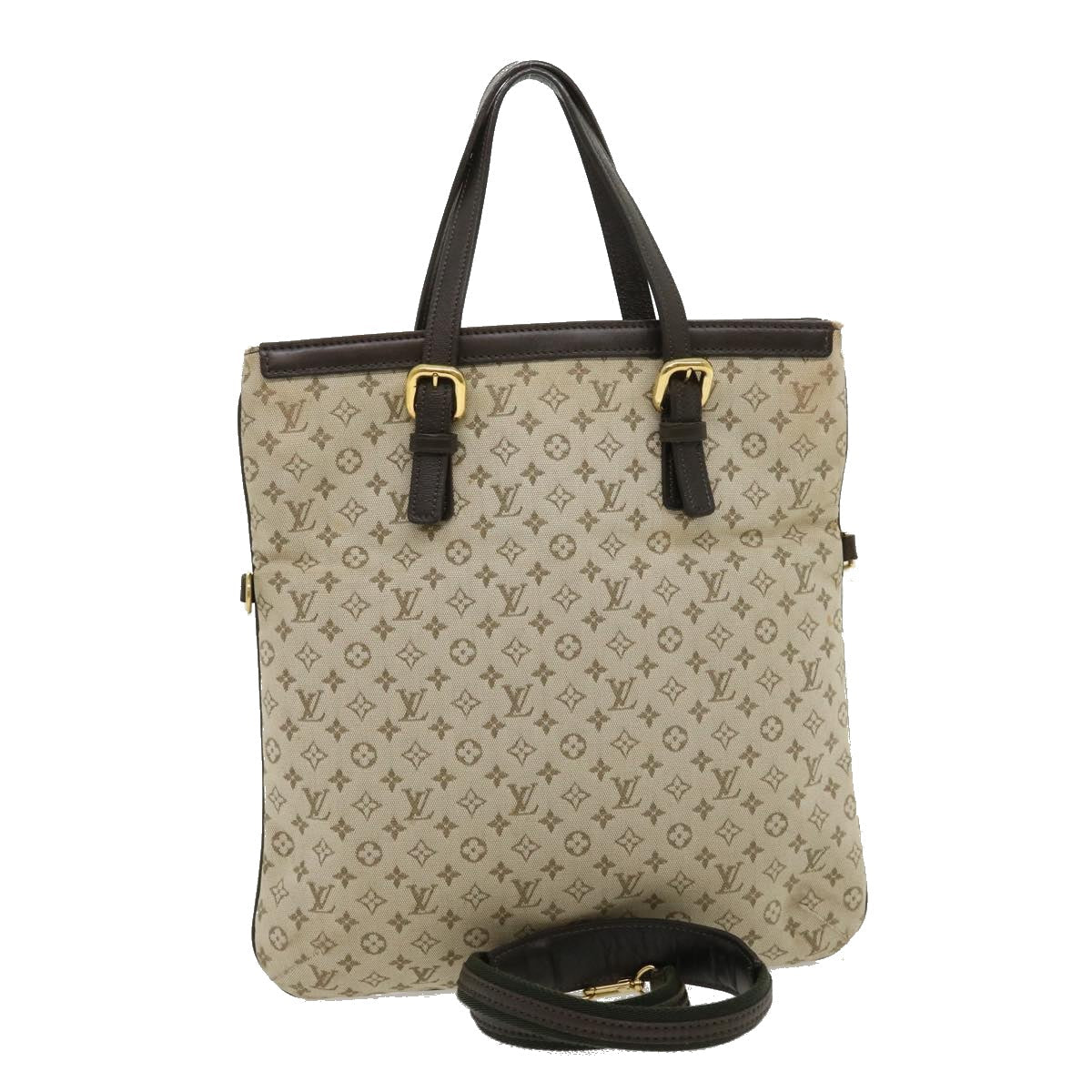 LOUIS VUITTON Monogram Mini Francoise 2Way Tote Bag Red M92210 LV 31164