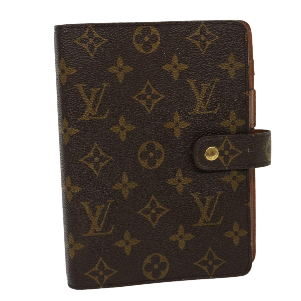LOUIS VUITTON Monogram Agenda MM Day Planner Cover R20105 LV 31195