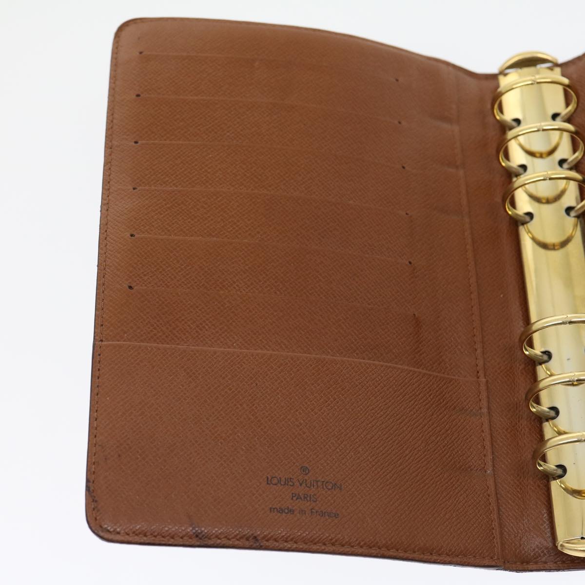 LOUIS VUITTON Monogram Agenda MM Day Planner Cover R20105 LV 31195