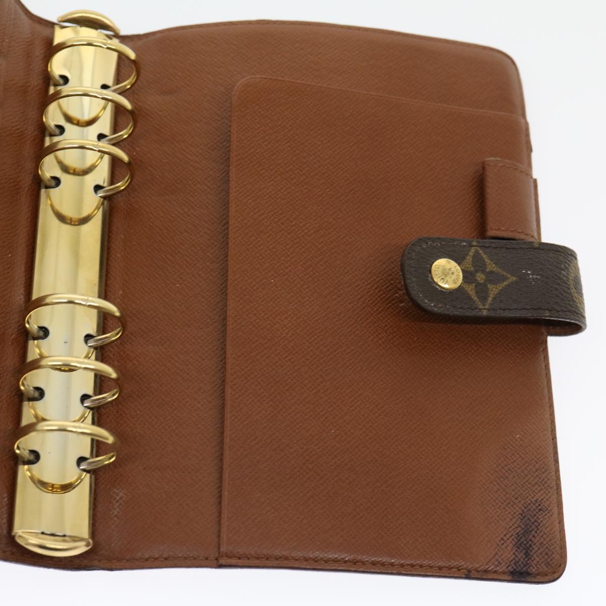 LOUIS VUITTON Monogram Agenda MM Day Planner Cover R20105 LV 31195
