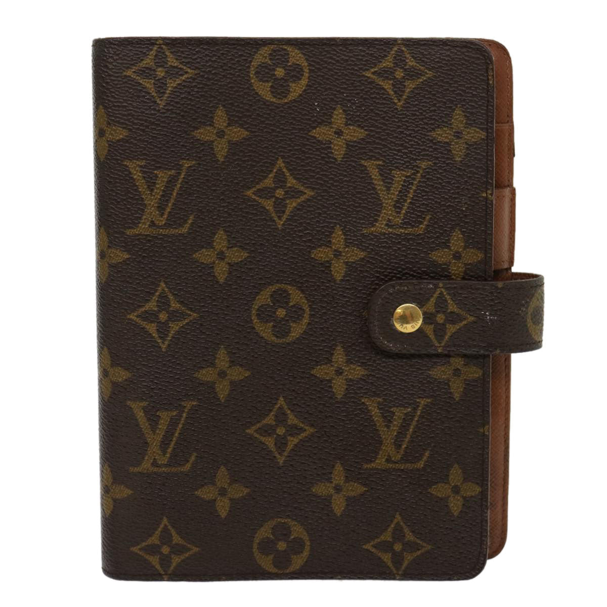 LOUIS VUITTON Monogram Agenda MM Day Planner Cover R20105 LV 31195