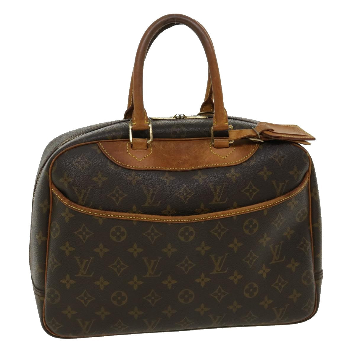 LOUIS VUITTON Monogram Deauville Hand Bag M47270 LV 31226