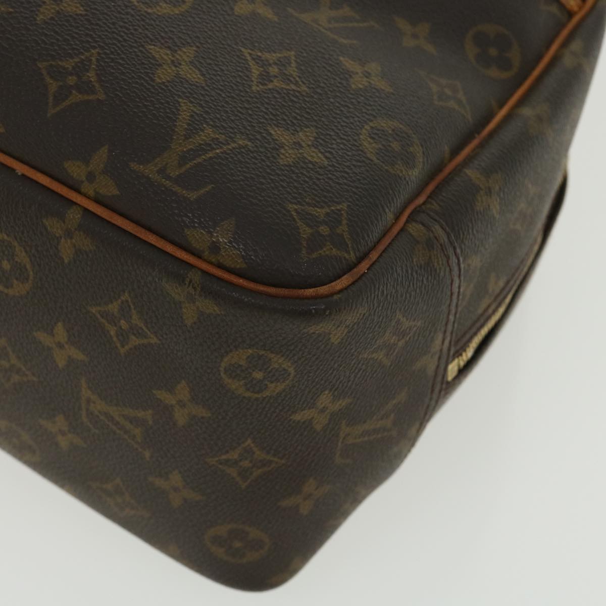 LOUIS VUITTON Monogram Deauville Hand Bag M47270 LV 31226