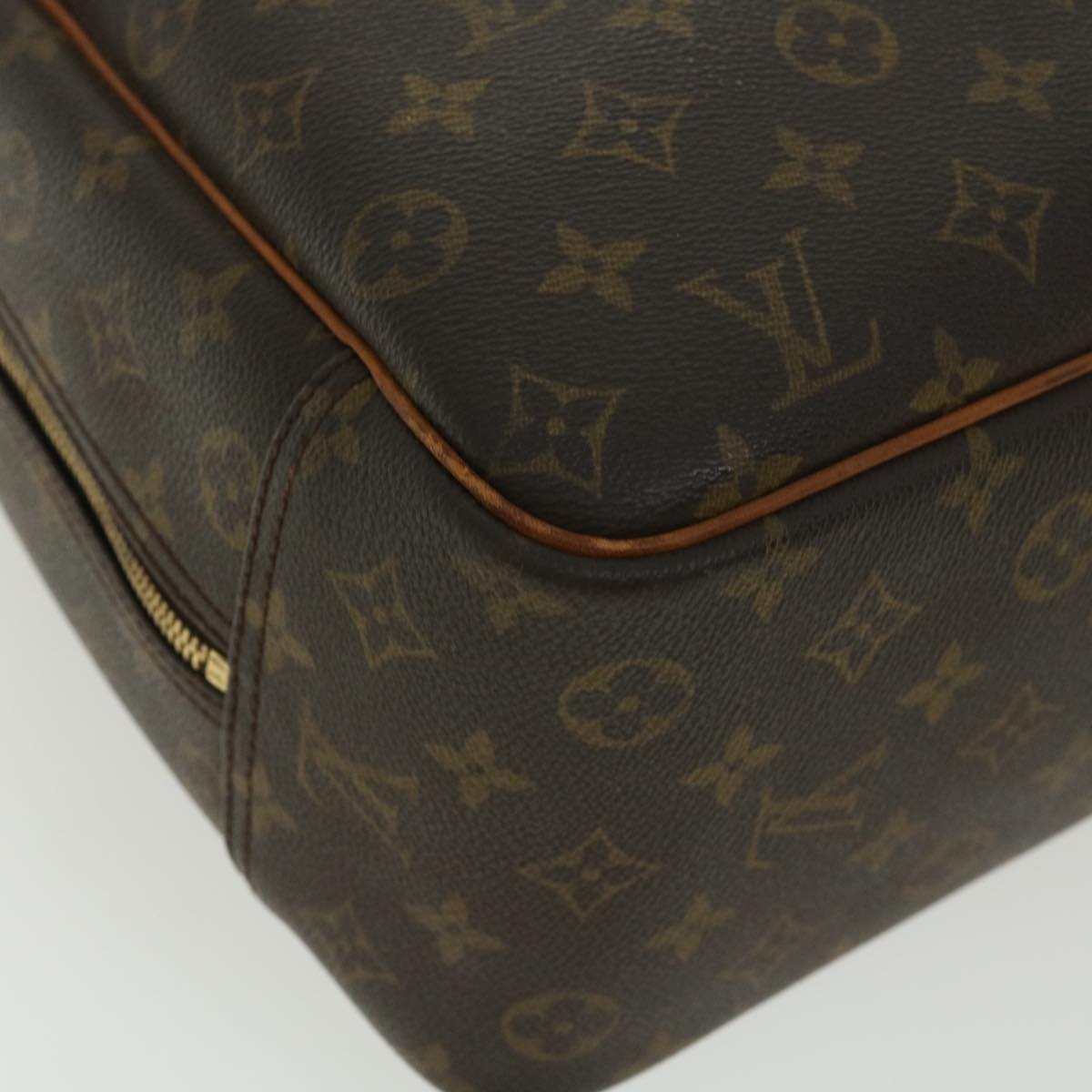 LOUIS VUITTON Monogram Deauville Hand Bag M47270 LV 31226
