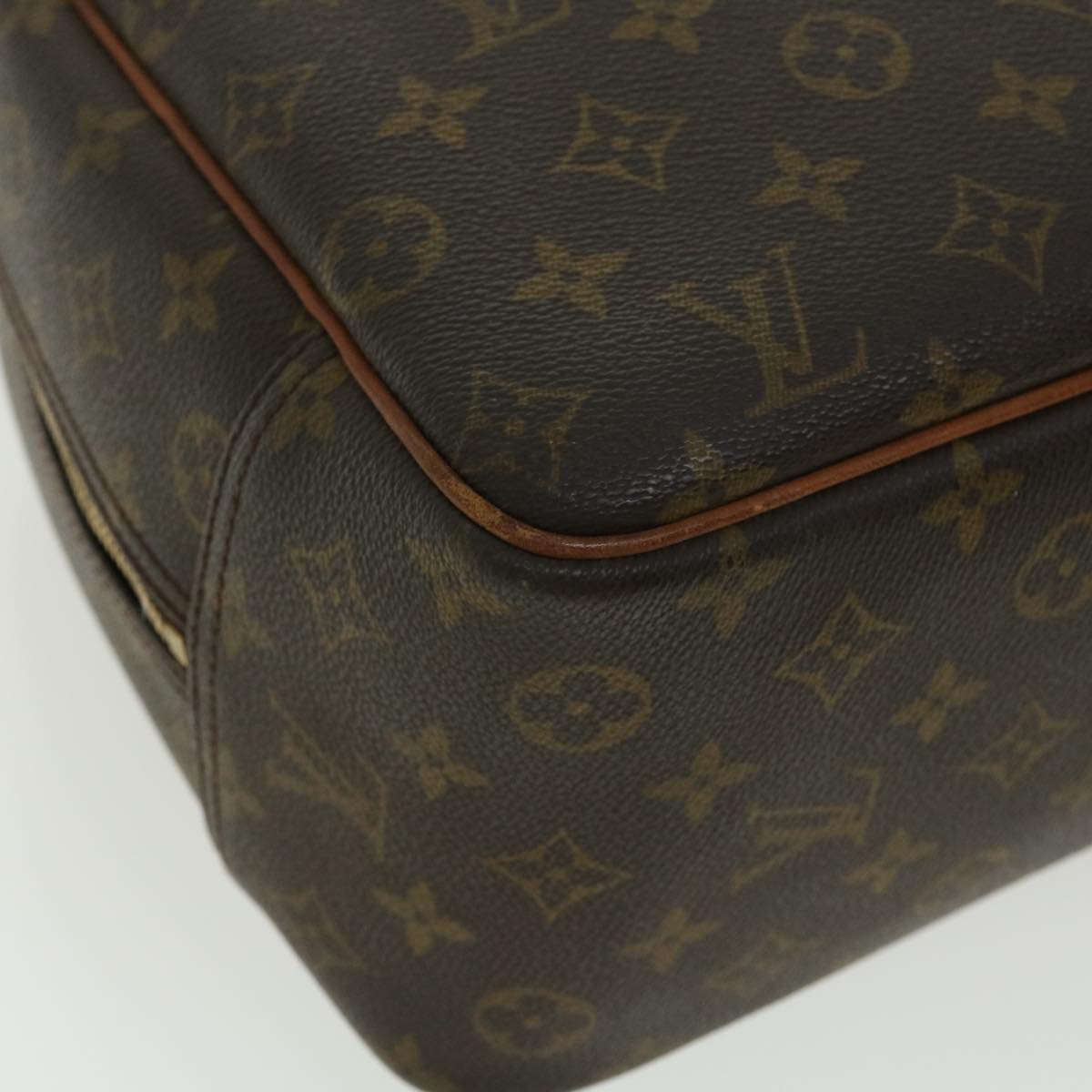 LOUIS VUITTON Monogram Deauville Hand Bag M47270 LV 31226