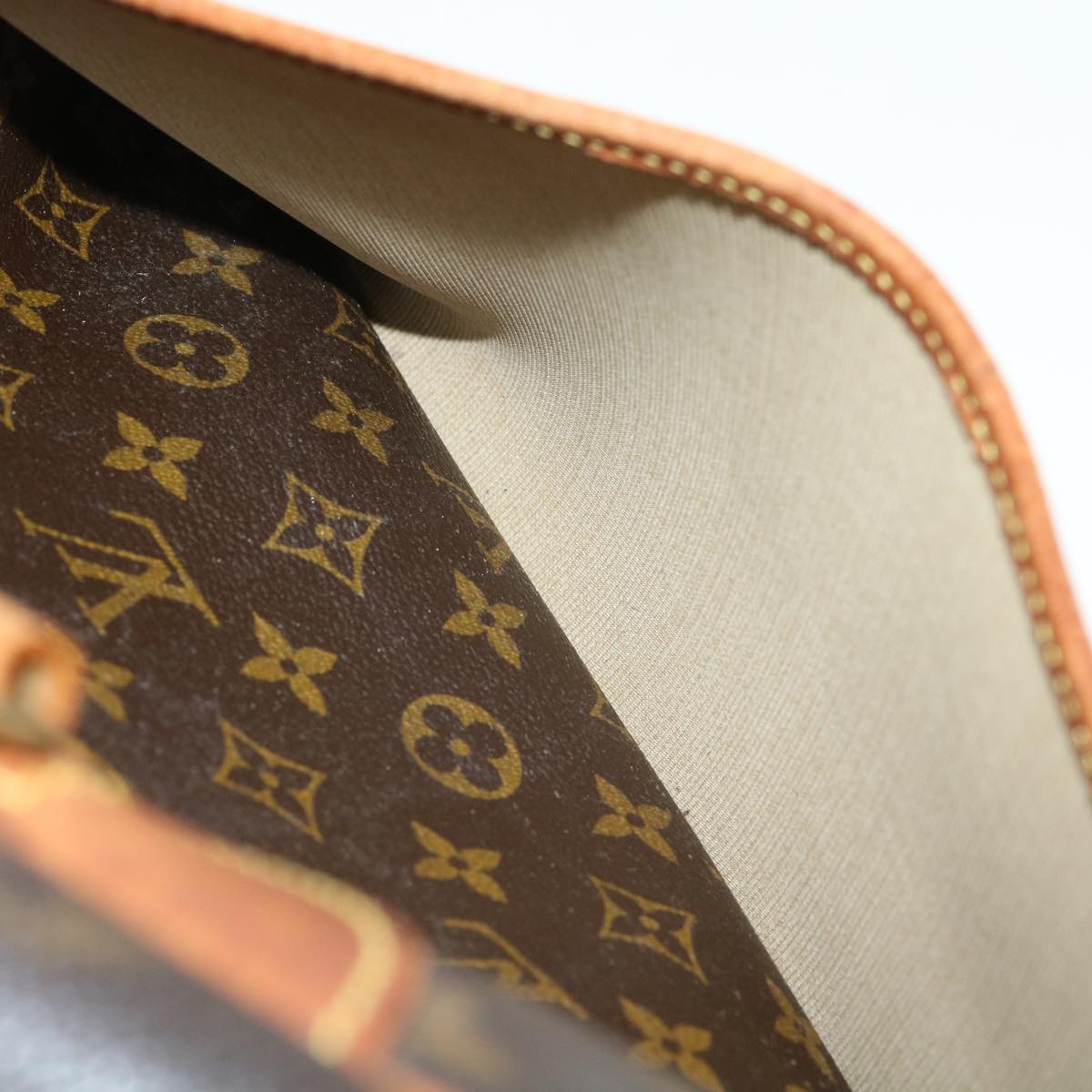 LOUIS VUITTON Monogram Deauville Hand Bag M47270 LV 31226